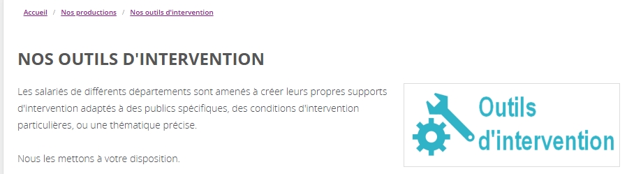 Outil d'intervention fraps
